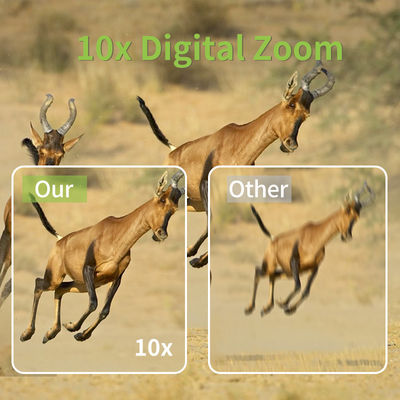 Full Color Image Intensifier Night Vision 10x Digital Infrared Binocular