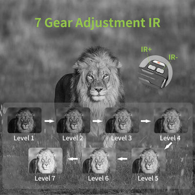 Full Color Image Intensifier Night Vision 10x Digital Infrared Binocular