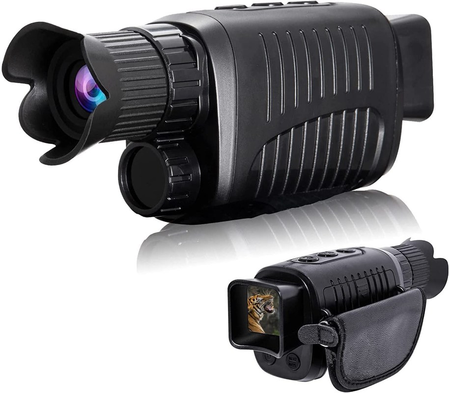 R7 Binoculars Digital Night Vision Goggles Device Infrared 1080P HD 5X Digital Zoom Hunting Telescope